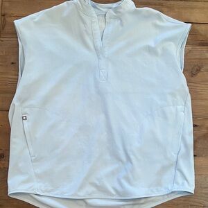 Figs Light Blue Women's Polo Top